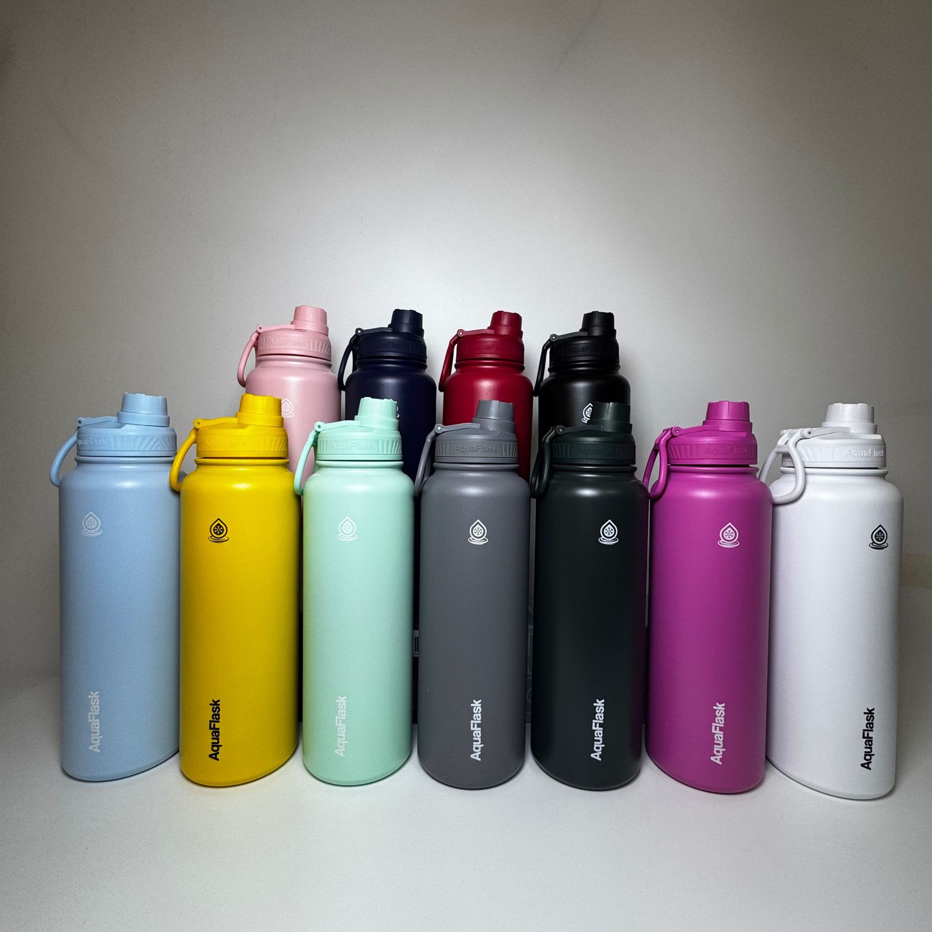 AQ 外贸304不锈钢保温杯渐变色太空杯户外便携运动水壶大容量保冷